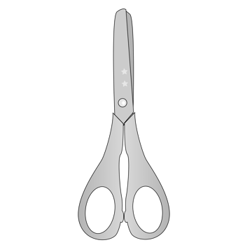 grey scissors design png