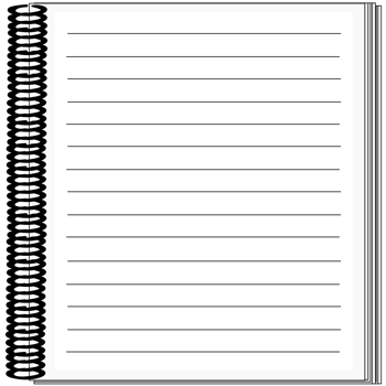 notepad school supplies png