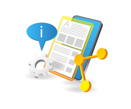 Share the latest article information vector