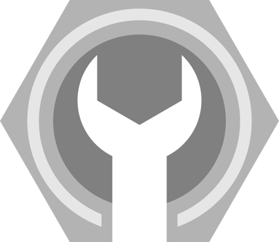 steel wrench with nut bolt hexagon maintenance tool png