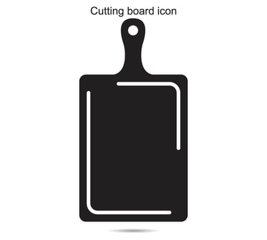 Cutting board icon vector