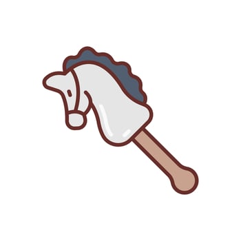 Hobby Horse icon in vector. Illustration vector