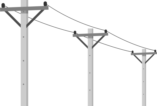 Cemant high voltage power electric pole transmit electricity png