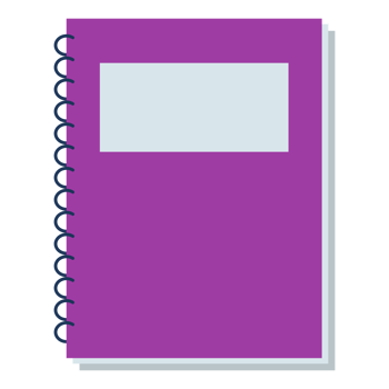 Notebook Diary School Generative ai png