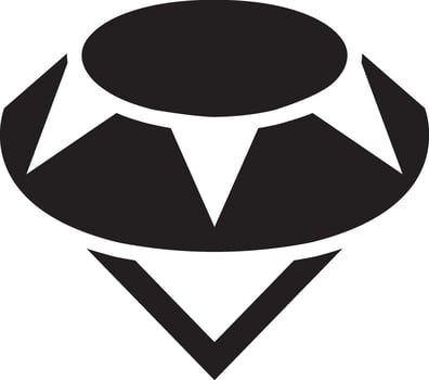 Diamond icon vector illustration