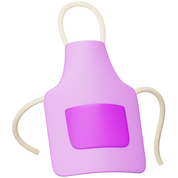 Apron 3d rendering isometric icon. png