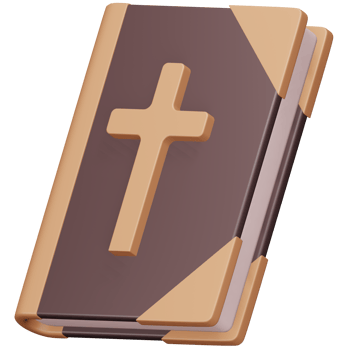 Bible 3d rendering isometric icon. png