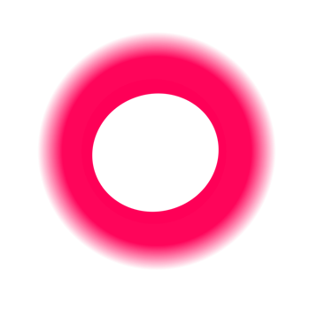 Pink circle with glow effect png