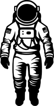 Astronaut - High Quality Vector Logo - Vector illustration ideal for T-shirt graphic