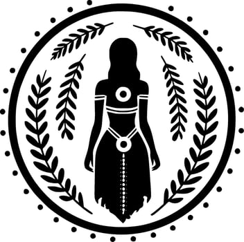 Boho - High Quality Vector Logo - Vector illustration ideal for T-shirt graphic