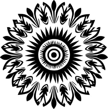 Boho - Minimalist and Flat Logo - Vector illustration