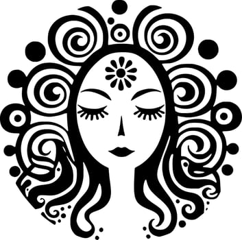 Boho - High Quality Vector Logo - Vector illustration ideal for T-shirt graphic