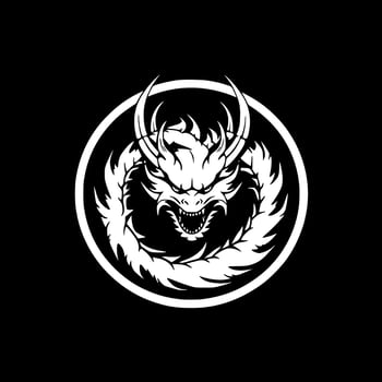 Dragon - High Quality Vector Logo - Vector illustration ideal for T-shirt graphic