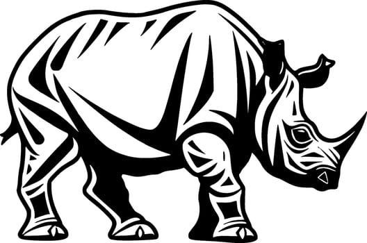 Rhinoceros - High Quality Vector Logo - Vector illustration ideal for T-shirt graphic