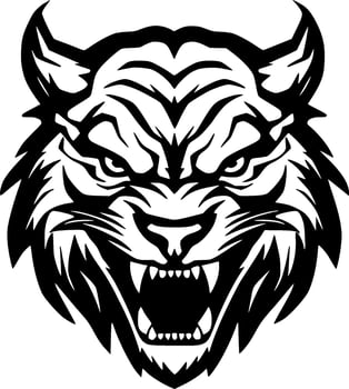 Tiger - High Quality Vector Logo - Vector illustration ideal for T-shirt graphic