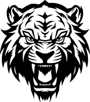 Tiger - High Quality Vector Logo - Vector illustration ideal for T-shirt graphic