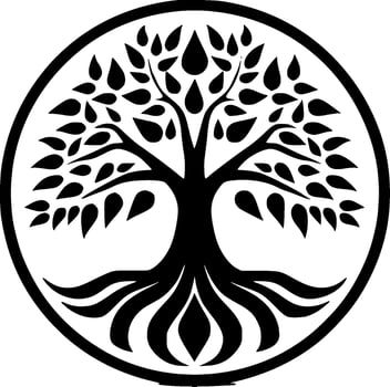 Tree of Life - High Quality Vector Logo - Vector illustration ideal for T-shirt graphic