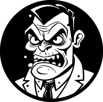 Zombie - High Quality Vector Logo - Vector illustration ideal for T-shirt graphic