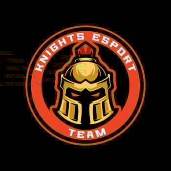 Gladiator Helmet Mascot Logo Template vector