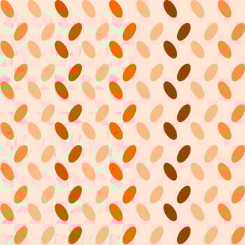 Abstract orange color seamless pattern with elliptical dots in a vertical array. Halloween, fall, harvest, pumpkin, thanksgiving concepts. vector