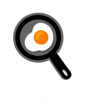 Illustration of yummy fried egg png
