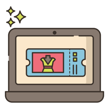 online event registration icon design png