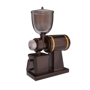 Coffee Grinder Machine 3D Icon png