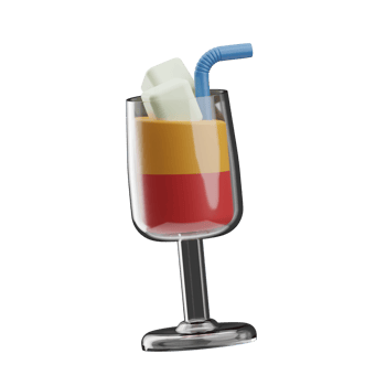 summer game Beverage illustration 3d png