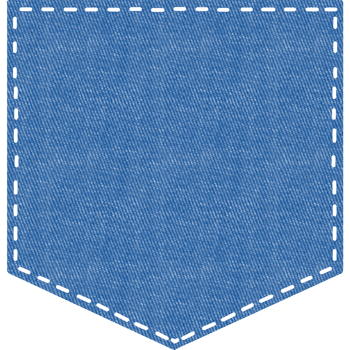 Blue Jeans denim fabric material cotton texture pocket fashion y2k vintage old school cool kids png