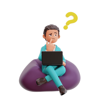 3d rendered cute businessman holding laptop png