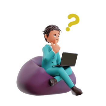 3d rendered cute businessman holding laptop png