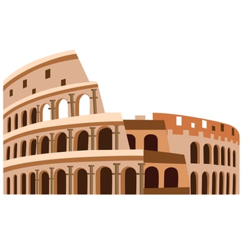 Colosseum Rome Italy vector