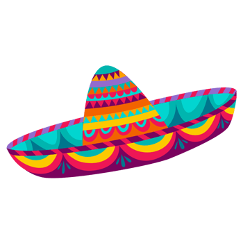 Mexican hat Generative Ai png