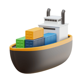 container Ship Generative Ai png