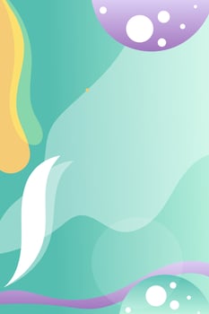 portrait mystical fantasy flowers gradient colors background illustration. Great images for wall art posters, greeting cards or book covers vector