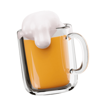 juss in glass  Generative Ai png