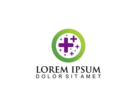 Medical pharmacy logo design template.- vector illustrator