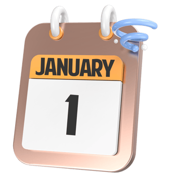 January Gold Tornado Icon 3d Day 1 png