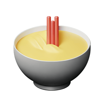pho food 3d icon png