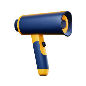 a blow dryer on a transparent background png