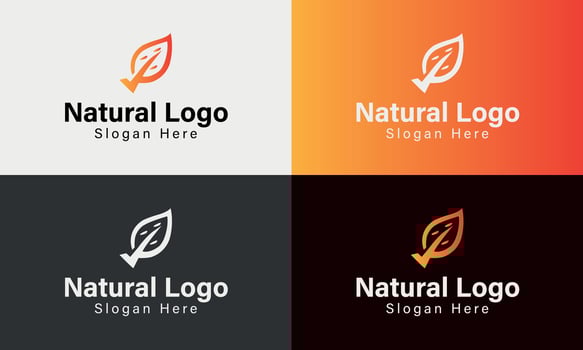 Tree vector icon. Nature trees vector illustration logo design.