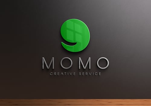 PSD 3d Logo Mockup On Black Wall