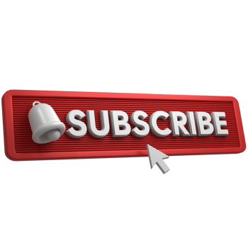 3d subscription label with high quality render image png