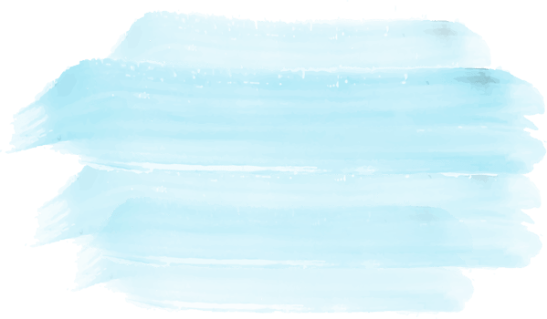 simple minimalist light Blue watercolor stroke png