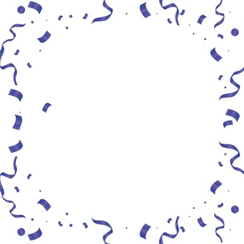 Vector blue confetti background