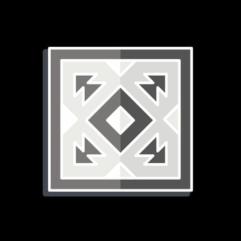 Icon Carpet. related to American Indigenous symbol. glossy style. simple design editable. simple illustration vector
