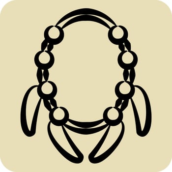 Icon Claw. related to American Indigenous symbol. hand drawn style. simple design editable. simple illustration vector
