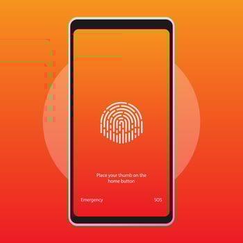 Screen Lock. PInterface for lock screen or enter password pages. Vector illustration.