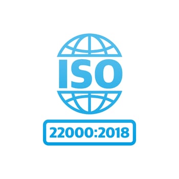 Iso icon, great design for any purposes. Product certification. Vector illustration.