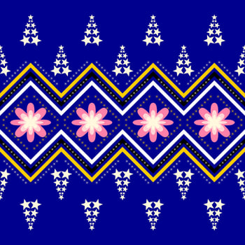 Geometric ethnic pattern traditional Design for background, carpet, wallpaper, clothing, wrapping, Batik, fabric, illustration embroidery style. vector